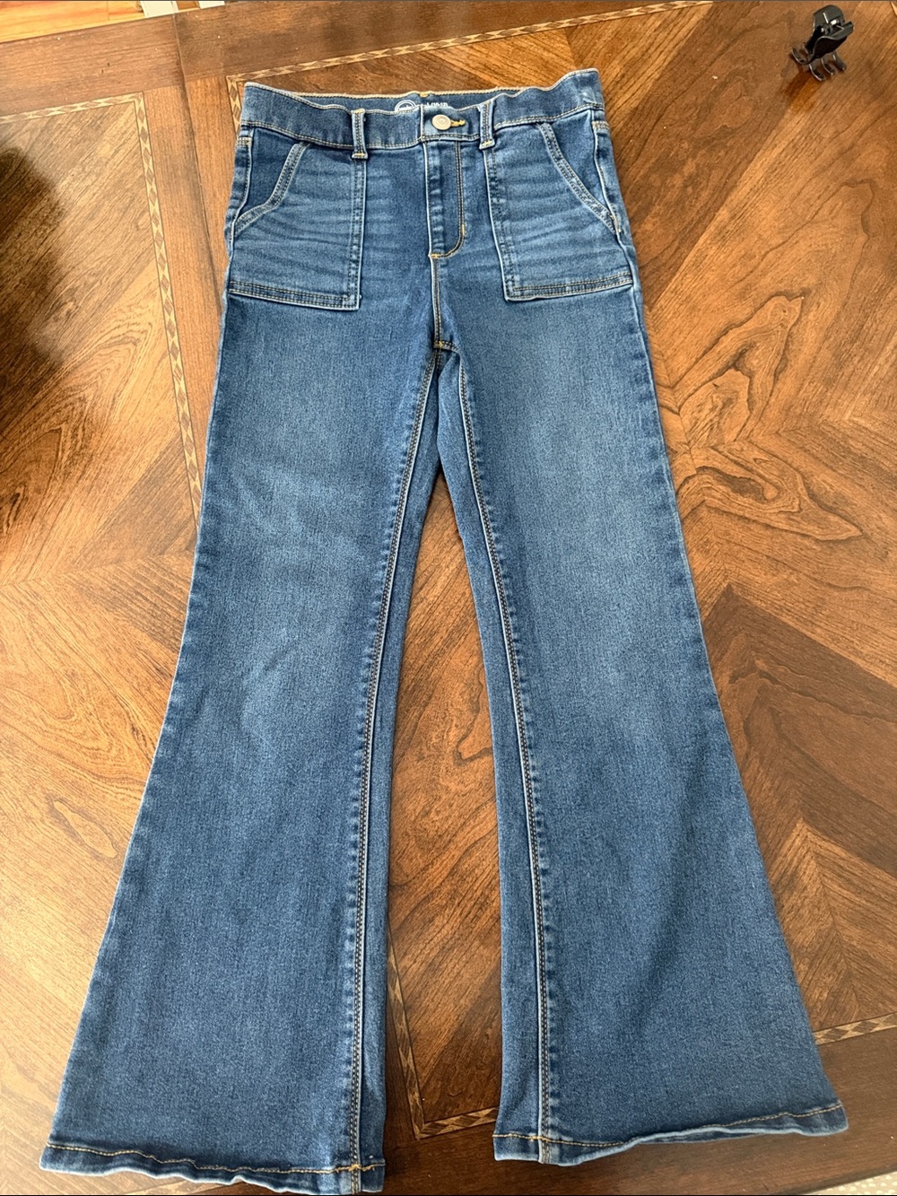wonder nation Blue Wide-Leg Flare Jeans